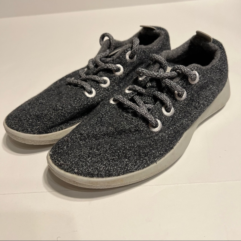 Allbirds Wool Runners Womens Size W7 US Gray Lace Up Mizzle Athletic Shoes
